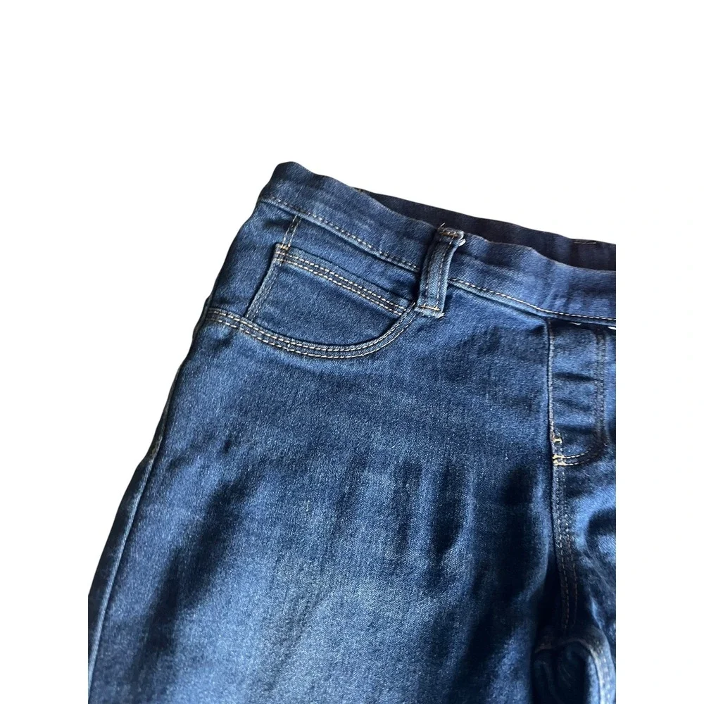 Real Love Jeans Girls Size 14 Blue Denim Skinny Stretch Pull On Mid‎ Rise Casual